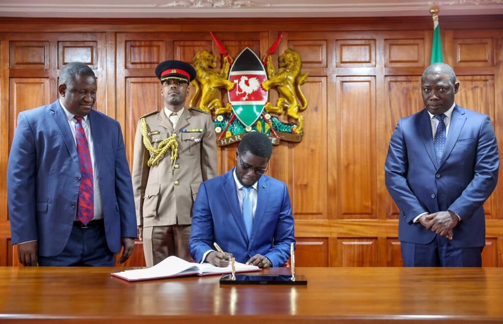 Après le Rwanda, le président Diomaye Faye poursuit sa tournée africaine au Kenya