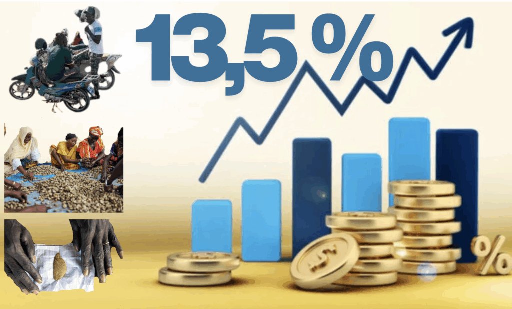 Rebasing 2021 : jakarta, anacarde, orpaillage… les activités qui font grimper le pib de 13,5 % par rapport à 2014