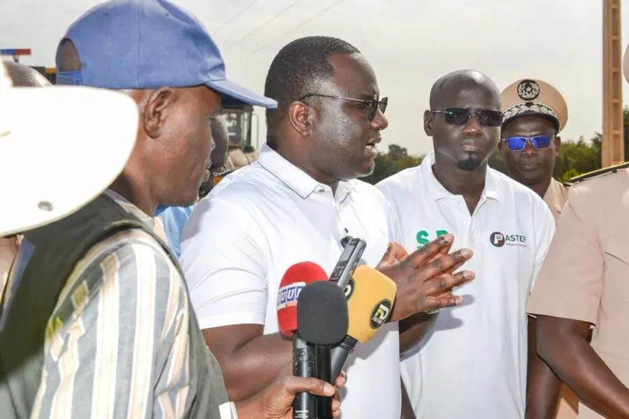 Birkilane–Mabo : Déthié Fall sanctionne le retard sur le chantier et prend des mesures