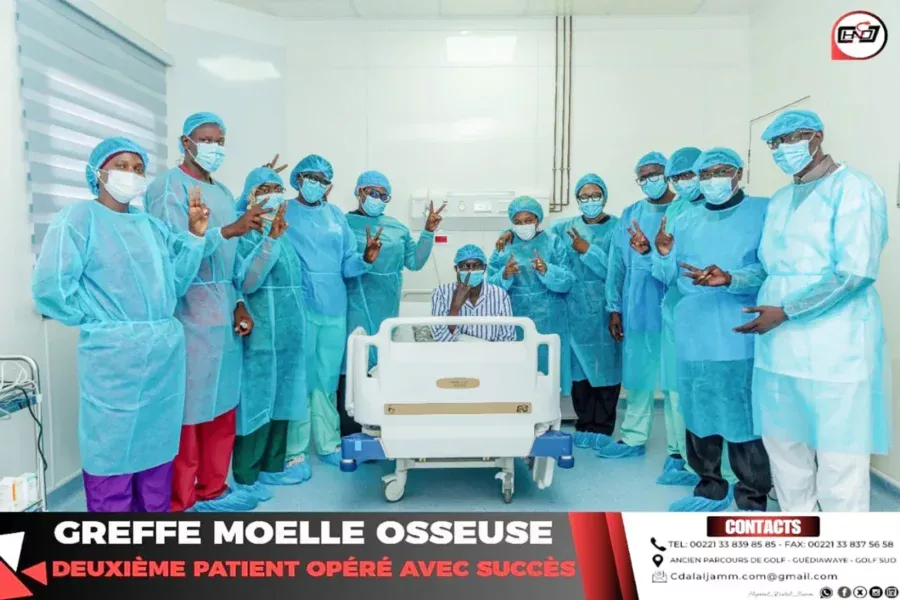 Hôpital Dalal Jamm : une deuxième greffe de moelle osseuse réussie