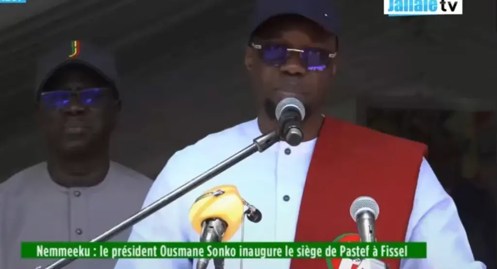 Ousmane Sonko : « PASTEF a été dissous sur le papier, mais ça ne l’a pas empêché de faire élire un président…»