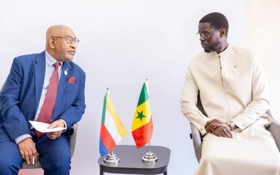 Le président Bassirou Diomaye Faye et Azali Assoumani réaffirment la coopération entre le Sénégal et les Comores