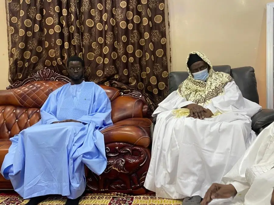Louga: Le Président de la République reçu par le Khalif Thierno Bachir Mountaga Daha Tall
